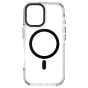Brilliance LUX iPhone 17 Clear Magnetic Hybrid TPU + Acrylic Phone Case Black