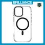 Brilliance LUX iPhone 17 Clear Magnetic Hybrid TPU + Acrylic Phone Case Black