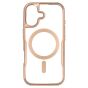 Brilliance LUX iPhone 17 Chrome-Plated Magnetic Clear TPU + Acrylic Phone Case Gold Titanium