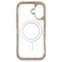 Brilliance LUX iPhone 17 Chrome-Plated Magnetic Clear TPU + Acrylic Phone Case Gold Titanium