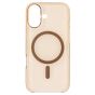 Brilliance LUX iPhone 17 High-Clarity Transparent Clear PC Magnetic Phone Case Gold