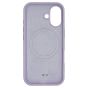 Brilliance LUX iPhone 17 Silicone with BackSide 360Â° Rotating Wrist Strap Magnetic Phone Case Purple