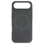 Brilliance LUX iPhone 17 Magnetic Solid Silicone with Open-Area Camera Cutout Phone Case Black