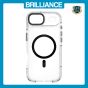 Brilliance LUX iPhone 17 Air Clear Magnetic Hybrid TPU + Acrylic Phone Case Black