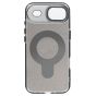 Brilliance LUX iPhone 17 Air Glitter Sparkle Magnetic Clear TPU + Acrylic with Kickstand Phone Case Black