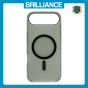 Brilliance LUX iPhone 17 Air High-Clarity Transparent Clear PC Magnetic Phone Case Black