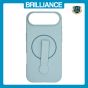 Brilliance LUX iPhone 17 Air Silicone with BackSide 360Â° Rotating Wrist Strap Magnetic Phone Case Sky Blue