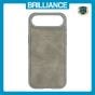 Brilliance LUX iPhone 17 Air Matte Magnetic TPU+PC+PU leather Phone Case Gray