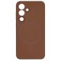 Brilliance LUX iPhone 17 Air Magnetic Solid Silicone with Open-Area Camera Cutout Phone Case Brown