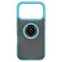Brilliance LUX iPhone 17 Pro Hybrid Shell Anti-shock Ring Kickstand TPU Matte Case Blue