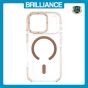 Brilliance LUX iPhone 17 Pro Clear Magnetic Hybrid TPU + Acrylic Phone Case Brown