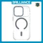 Brilliance LUX iPhone 17 Pro Clear Magnetic Hybrid TPU + Acrylic Phone Case Gray