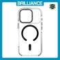 Brilliance LUX iPhone 17 Pro Clear Magnetic Hybrid TPU + Acrylic Phone Case Black
