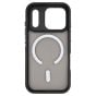 Brilliance LUX iPhone 17 Pro Silicone-Feel Magnetic Hybrid TPU + PC Phone Case Gray