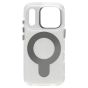 Brilliance LUX iPhone 17 Pro Glitter Sparkle Magnetic Clear TPU + Acrylic with Kickstand Phone Case White