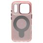 Brilliance LUX iPhone 17 Pro Glitter Sparkle Magnetic Clear TPU + Acrylic with Kickstand Phone Case Pink