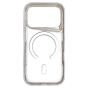 Brilliance LUX iPhone 17 Pro Chrome-Plated Magnetic Clear TPU + Acrylic Phone Case Silver Titanium