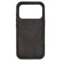 Brilliance LUX iPhone 17 Pro Silicone with BackSide 360° Rotating Wrist Strap Magnetic Phone Case Black
