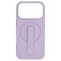 Brilliance LUX iPhone 17 Pro Silicone with BackSide 360° Rotating Wrist Strap Magnetic Phone Case Purple