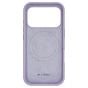 Brilliance LUX iPhone 17 Pro Silicone with BackSide 360° Rotating Wrist Strap Magnetic Phone Case Purple