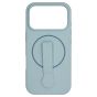 Brilliance LUX iPhone 17 Pro Silicone with BackSide 360Â° Rotating Wrist Strap Magnetic Phone Case Sky Blue