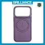Brilliance LUX iPhone 17 Pro Matte Magnetic TPU+PC+PU leather Phone Case Purple