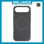 Brilliance LUX iPhone 17 Pro Magnetic Solid Silicone with Open-Area Camera Cutout Phone Case Black