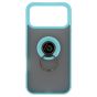 Brilliance LUX iPhone 17 Pro Max Hybrid Shell Anti-shock Ring Kickstand TPU Matte Case Blue