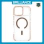 Brilliance LUX iPhone 17 Pro Max Clear Magnetic Hybrid TPU + Acrylic Phone Case Brown