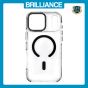 Brilliance LUX iPhone 17 Pro Max Clear Magnetic Hybrid TPU + Acrylic Phone Case Black