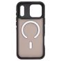 Brilliance LUX iPhone 17 Pro Max Silicone-Feel Magnetic Hybrid TPU + PC Phone Case Black