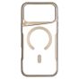 Brilliance LUX iPhone 17 Pro Max Chrome-Plated Magnetic Clear TPU + Acrylic Phone Case Gray Titanium