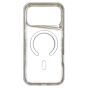 Brilliance LUX iPhone 17 Pro Max Chrome-Plated Magnetic Clear TPU + Acrylic Phone Case Silver Titanium