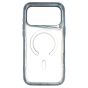 Brilliance LUX iPhone 17 Pro Max Chrome-Plated Magnetic Clear TPU + Acrylic Phone Case Blue Titanium