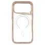 Brilliance LUX iPhone 17 Pro Max Chrome-Plated Magnetic Clear TPU + Acrylic Phone Case Gold Titanium