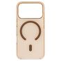 Brilliance LUX iPhone 17 Pro Max High-Clarity Transparent Clear PC Magnetic Phone Case Gold