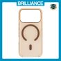 Brilliance LUX iPhone 17 Pro Max High-Clarity Transparent Clear PC Magnetic Phone Case Gold