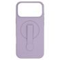 Brilliance LUX iPhone 17 Pro Max Silicone with BackSide 360° Rotating Wrist Strap Magnetic Phone Case Purple