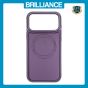 Brilliance LUX iPhone 17 Pro Max Matte Magnetic TPU+PC+PU leather Phone Case Purple