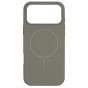 Brilliance LUX iPhone 17 Pro Max Magnetic Solid Silicone with Open-Area Camera Cutout Phone Case Gray Titanium