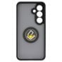 Brilliance LUX Samsung S25 Hybrid Shell Anti-shock Ring Kickstand TPU Matte Case Black
