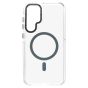 Brilliance LUX Samsung S25 Clear Magnetic Hybrid TPU + Acrylic Phone Case Gray