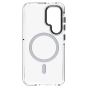 Brilliance LUX Samsung S25 Clear Magnetic Hybrid TPU + Acrylic Phone Case Black