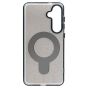 Brilliance LUX Samsung S25 Glitter Sparkle Magnetic Clear TPU + Acrylic with Kickstand Phone Case Black