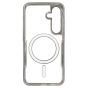 Brilliance LUX Samsung S25 Chrome-Plated Magnetic Clear TPU + Acrylic Phone Case Silver Titanium