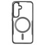 Brilliance LUX Samsung S25 Chrome-Plated Magnetic Clear TPU + Acrylic Phone Case Black Titanium