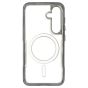 Brilliance LUX Samsung S25 Chrome-Plated Magnetic Clear TPU + Acrylic Phone Case Black Titanium