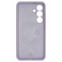 Brilliance LUX Samsung S25 Silicone with BackSide 360° Rotating Wrist Strap Magnetic Phone Case Purple