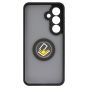 Brilliance LUX Samsung S25 Plus Hybrid Shell Anti-shock Ring Kickstand TPU Matte Case Black