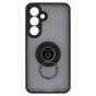 Brilliance LUX Samsung S25 Plus Hybrid Shell Anti-shock Ring Kickstand TPU Matte Case Black